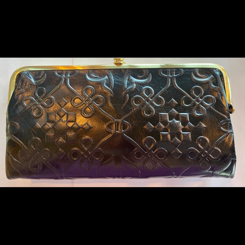 Hobo Black leather wallet